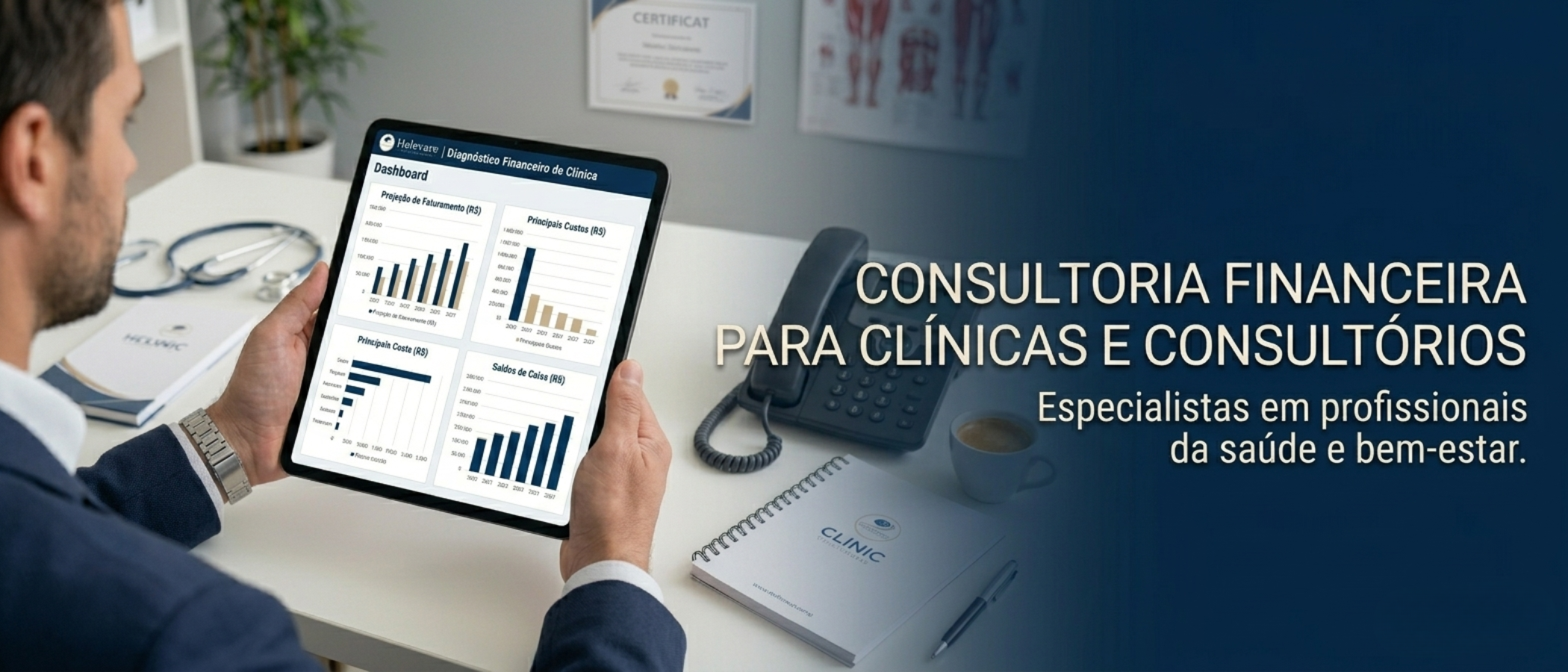 Consultoria Financeira para clínicas e profissionais da saúde e bem-estar